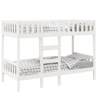 vidaXL Bunk Bed White 90x190 cm Solid Wood Pine