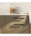 vidaXL Cabinet Handles 10 pcs Black 192 mm Stainless Steel
