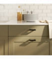 vidaXL Cabinet Handles 10 pcs Black 64 mm Stainless Steel