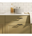 vidaXL Cabinet Handles 10 pcs Black 64 mm Stainless Steel