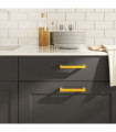 vidaXL Cabinet Handles 10 pcs Gold 128 mm Stainless Steel