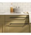 vidaXL Cabinet Handles 20 pcs Black 320 mm Stainless Steel