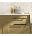 vidaXL Cabinet Handles 5 pcs Black 192 mm Stainless Steel