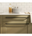 vidaXL Cabinet Handles 5 pcs Black 480 mm Stainless Steel