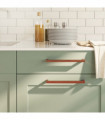 vidaXL Cabinet Handles 5 pcs Bronze 224 mm Stainless Steel
