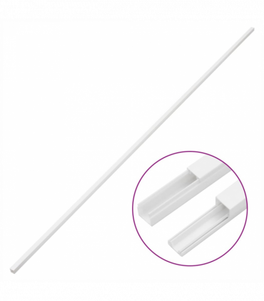 vidaXL Cable Trunking 25x25 mm 10 m PVC