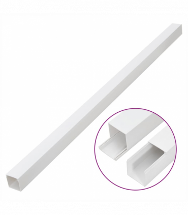 vidaXL Cable Trunking 50x25 mm 10 m PVC