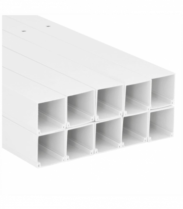 vidaXL Cable Trunking 50x25 mm 10 m PVC