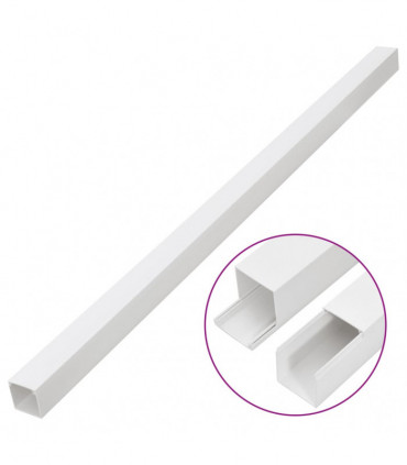 vidaXL Cable Trunking 60x40 mm 10 m PVC