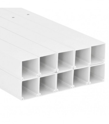 vidaXL Cable Trunking 60x40 mm 10 m PVC
