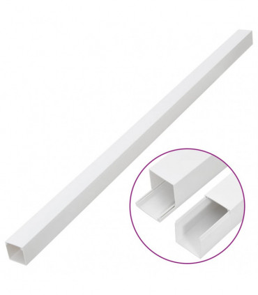 vidaXL Cable Trunking 60x40 mm 30 m PVC