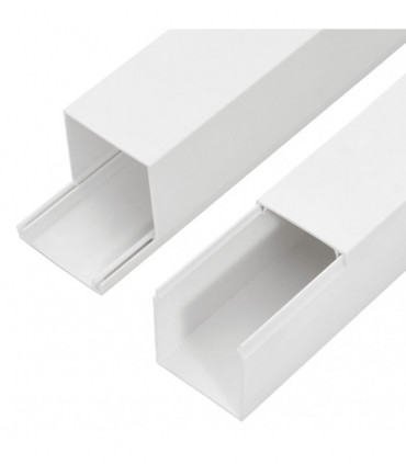vidaXL Cable Trunking 60x40 mm 30 m PVC
