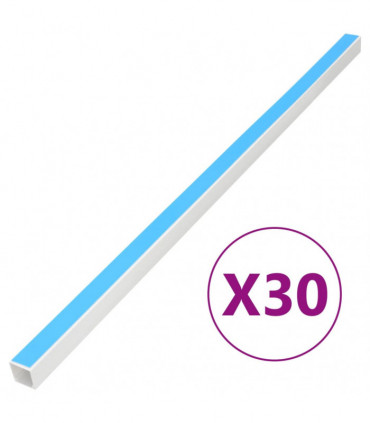 vidaXL Cable Trunking Self-Adhesive 10x10 mm 30 m PVC
