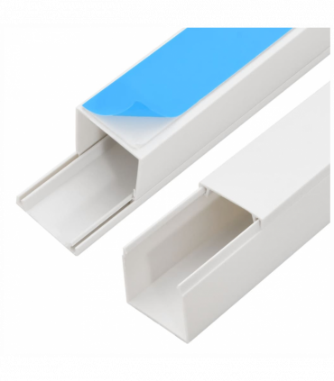 vidaXL Cable Trunking Self-Adhesive 25x25 mm 10 m PVC