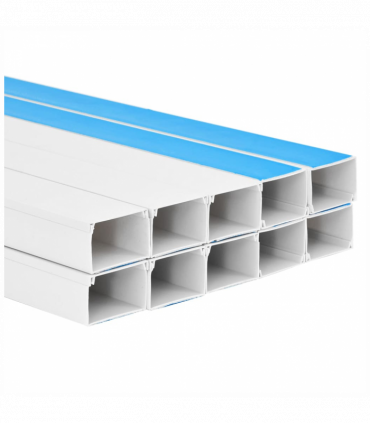 vidaXL Cable Trunking Self-Adhesive 60x60 mm 10 m PVC