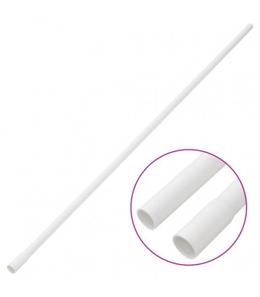 vidaXL Cable Trunkings with Clips Ø16 mm 30 m PVC