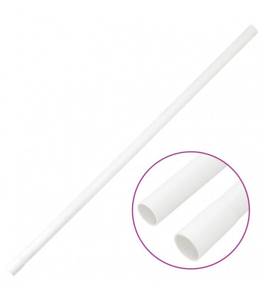 vidaXL Cable Trunkings with Clips Ø20 mm 30 m PVC