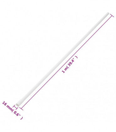 vidaXL Cable Trunkings Ø16 mm 10 m PVC