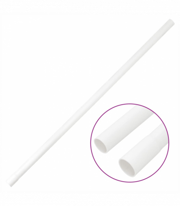 vidaXL Cable Trunkings Ø25 mm 10 m PVC