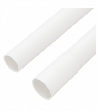 vidaXL Cable Trunkings Ø25 mm 10 m PVC