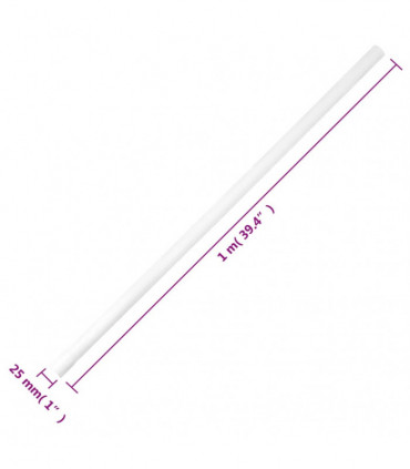 vidaXL Cable Trunkings Ø25 mm 30 m PVC