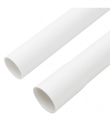 vidaXL Cable Trunkings Ø30 mm 10 m PVC