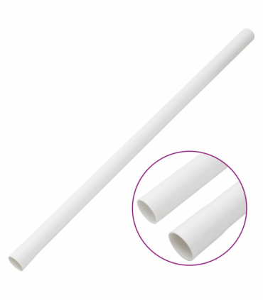 vidaXL Cable Trunkings Ø30 mm 30 m PVC