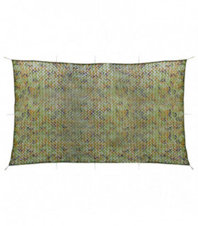 vidaXL Camouflage Net with Storage Bag 2x7 m Green