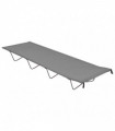vidaXL Camping Bed 180x60x19 cm Oxford Fabric and Steel Grey