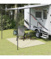 vidaXL Camping Floor Mat Cream 4x2 m