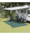 vidaXL Camping Floor Mat Green 4.5x2.5 m