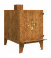 vidaXL Camping Stove 35x50x60 cm Corten Steel