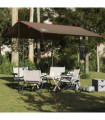 vidaXL Camping Tarp Brown 306x306 cm Waterproof