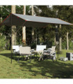vidaXL Camping Tarp Grey and Orange 400x294 cm Waterproof