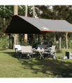 vidaXL Camping Tarp Grey and Orange 420x440 cm Waterproof