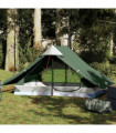 vidaXL Camping Tent 2-Person Green Waterproof