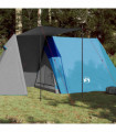 vidaXL Camping Tent 3-Person Blue Waterproof