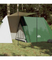 vidaXL Camping Tent 3-Person Green Waterproof