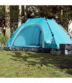vidaXL Camping Tent 5-Person Blue Quick Release