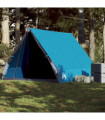 vidaXL Camping Tent A-Frame 2-Person Blue Waterproof