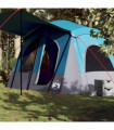 vidaXL Camping Tent Cabin 5-Person Blue Waterproof