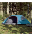 vidaXL Camping Tent Dome 1-Person Blue Waterproof