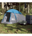 vidaXL Camping Tent Dome 1-Person Blue Waterproof