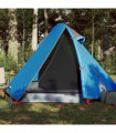 vidaXL Camping Tent Dome 2-Person Blue Waterproof