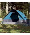 vidaXL Camping Tent Dome 2-Person Blue Waterproof