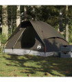 vidaXL Camping Tent Dome 2-Person Brown Waterproof
