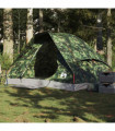 vidaXL Camping Tent Dome 2-Person Camouflage Waterproof