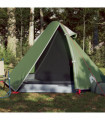vidaXL Camping Tent Dome 2-Person Green Waterproof
