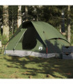 vidaXL Camping Tent Dome 2-Person Olive Green Waterproof