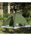 vidaXL Camping Tent Dome 2-Person Olive Green Waterproof